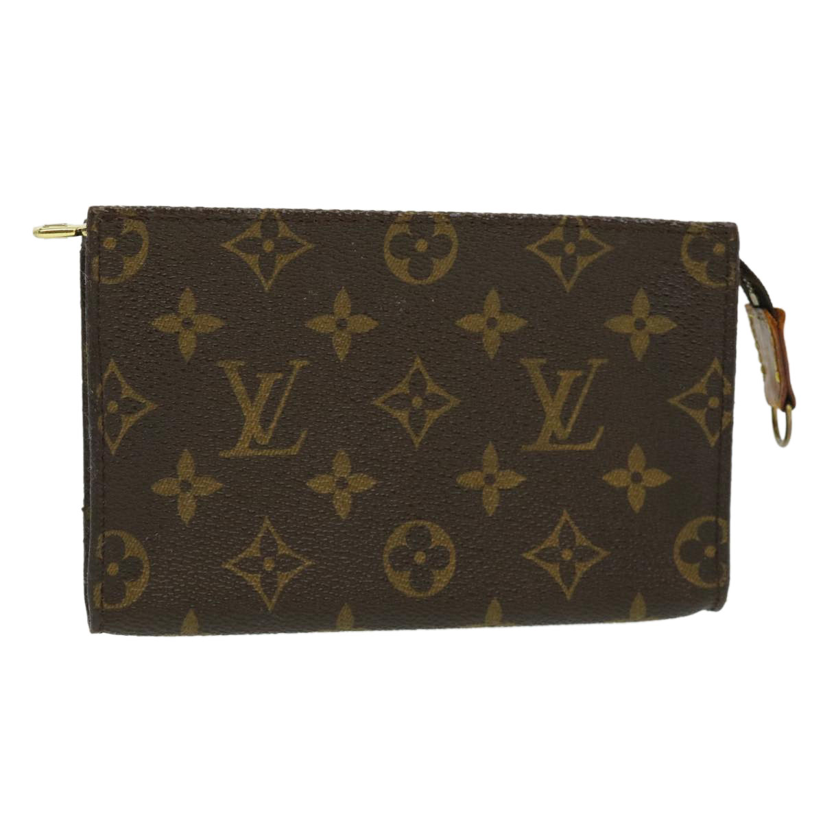 Louis Vuitton Monogram Bucket Pm Accessory Pouch L106 Lv Auth Ar7516
